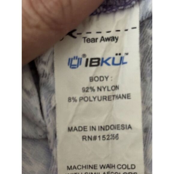 Ladies IBKUL KRISTA Plum Lavender Short Sleeve Mock Golf Shirt XS - Picture 5 of 7